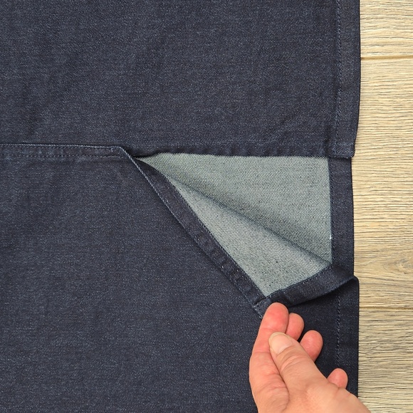 Banana Republic Factory dark wash stretch denim jean pencil skirt, size 0 - Picture 6 of 10